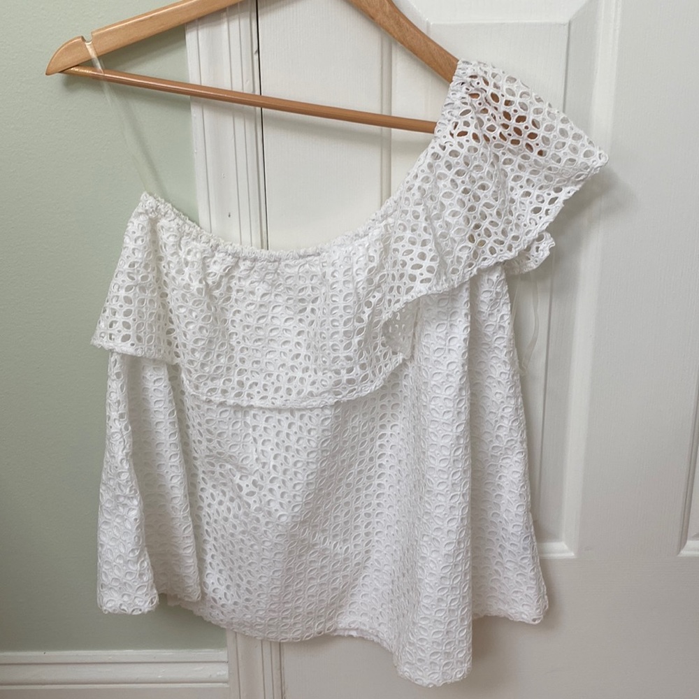 Lauren James one shoulder shirt